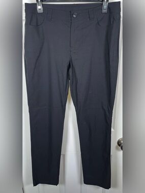 Women’s Eddie Bauer Rainer Pants Size 10 Black Nylon Hiking Outdoor Camping
